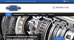 Desktop Screenshot of irvinetransmission.com